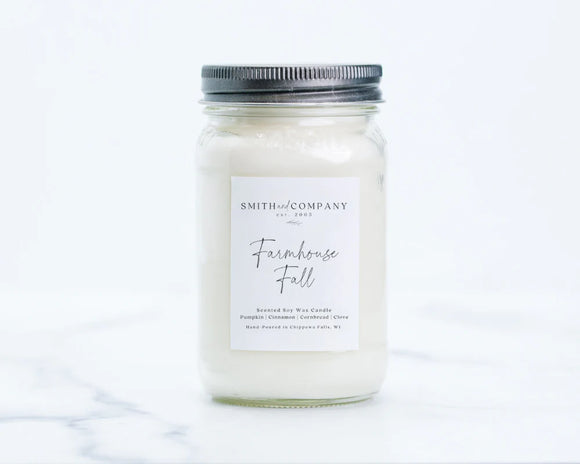 Farmhouse Fall | Mason Jar Candle | Limited Edition