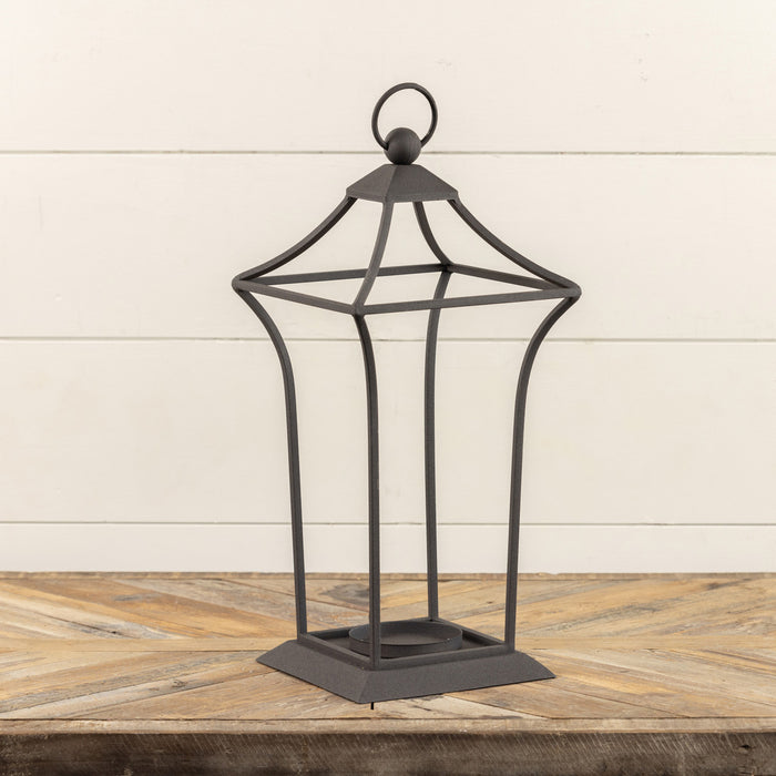 17" Heritage Open Metal Lantern