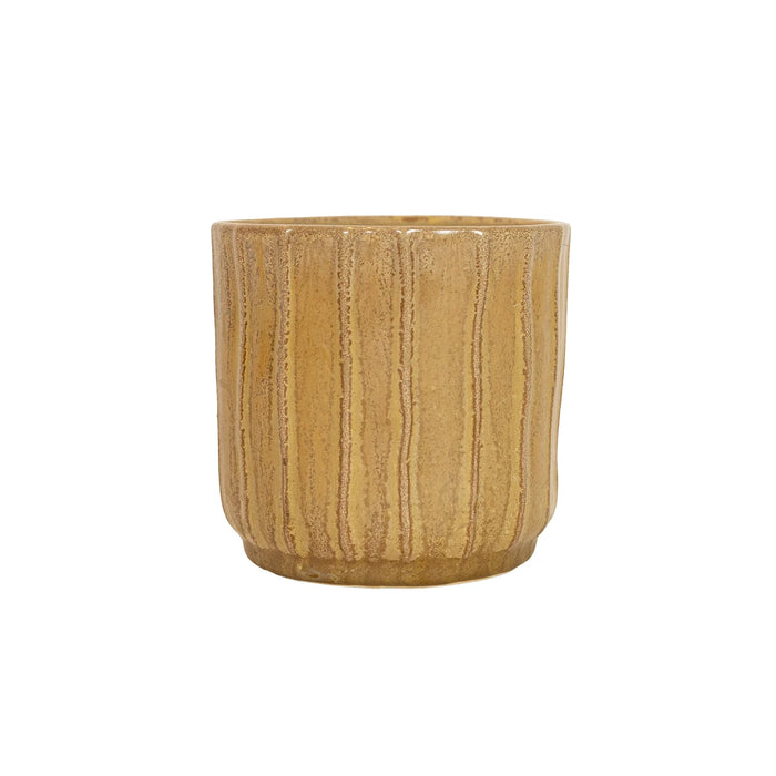 Tan Ceramic Planter