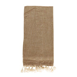 Brown & Cream Muslin Dish Towel