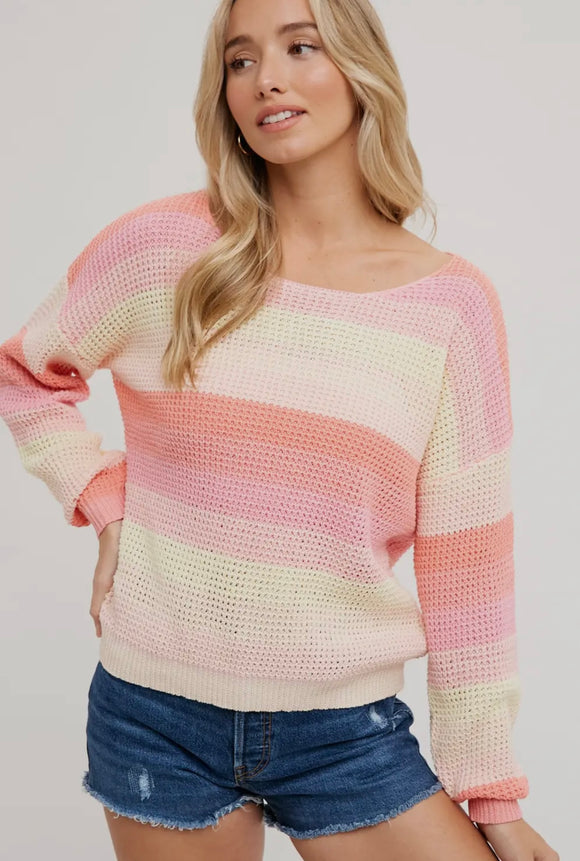 Color Block Sweater FINAL SALE