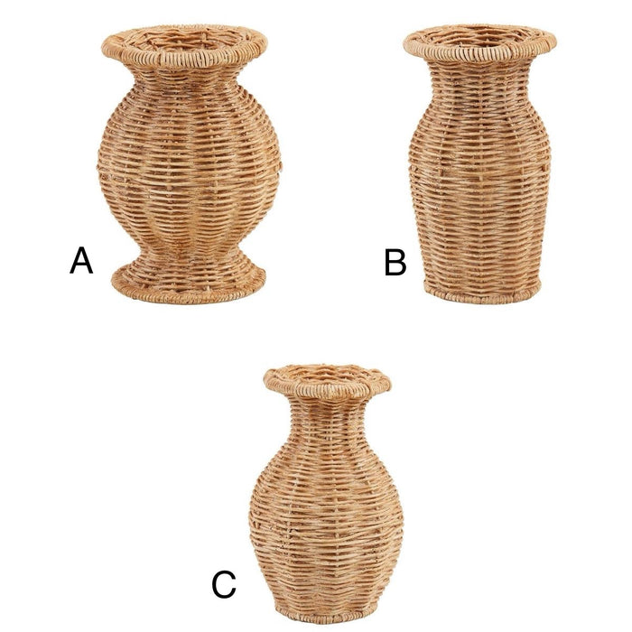 Basket Weave Vases