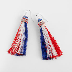 Red White + Blue Honor Earrings