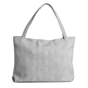 Grey Molly Ribbed Tote