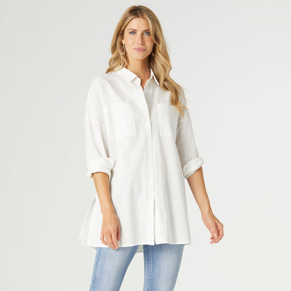 Taylor Anytime Tunic - White