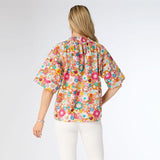 Bright Floral Printed Top