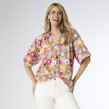 Bright Floral Printed Top