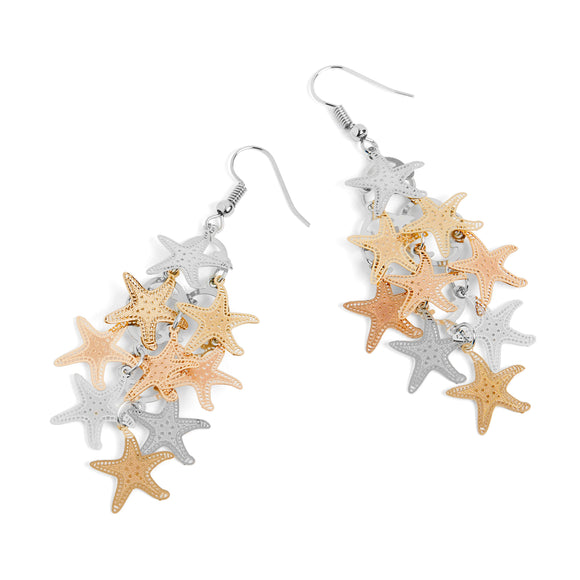 Starfish Chandelier Earrings