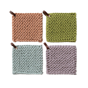 Cotton Crocheted Pot Holder