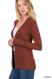 Snap Button Cardigan - Multiple Colors