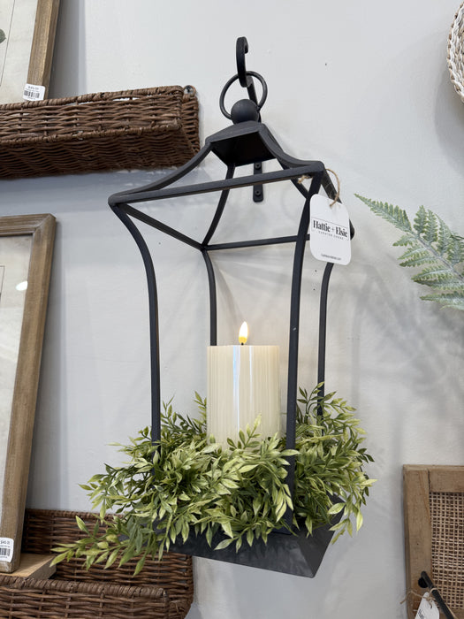 17" Heritage Open Metal Lantern