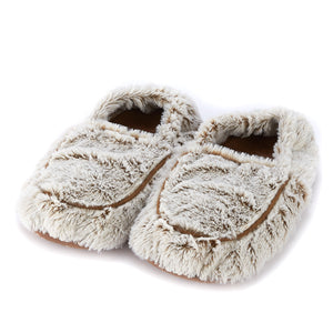 Marshmallow Brown Slippers Warmies