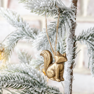 Gold Fox Ornament