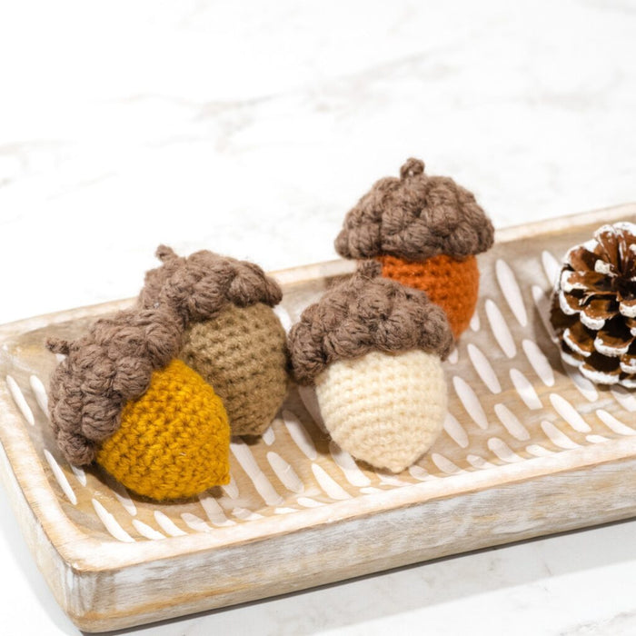 Knit Acorns
