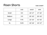 Risen High Rise Turn Up Cuffed Shorts
