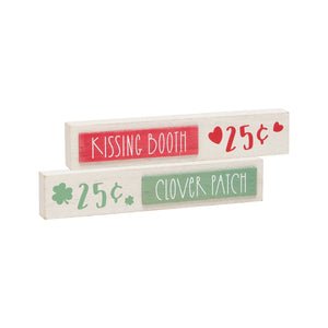 Kissing Booth / Clover Patch Sign