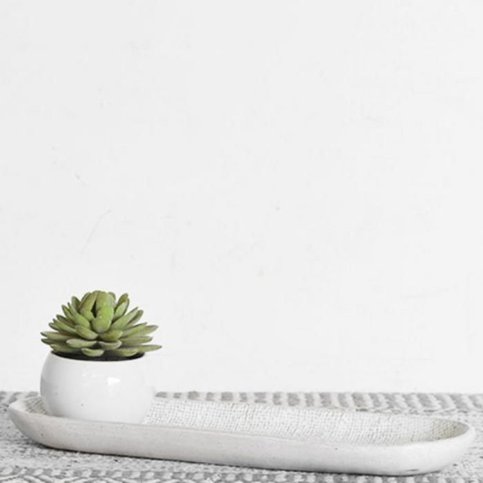 White Serving Tray