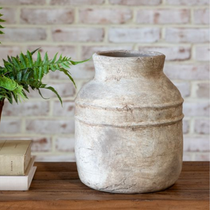 Antiqued Jug Vase IN STORE PICKUP ONLY