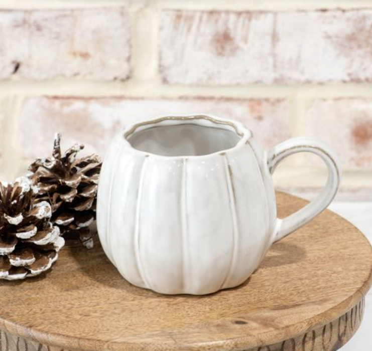 Reactive Glaze Pumpkin Mug