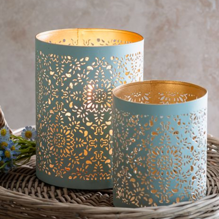 Blue Deco Lantern