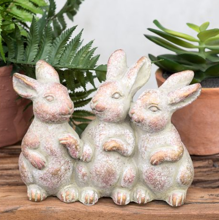 Gossip Bunnies Statue