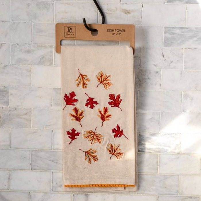 Fall Leaves Dish Towel