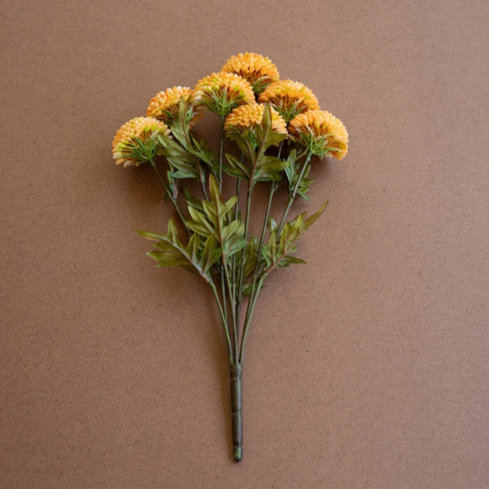 Yellow Ball Dahlias