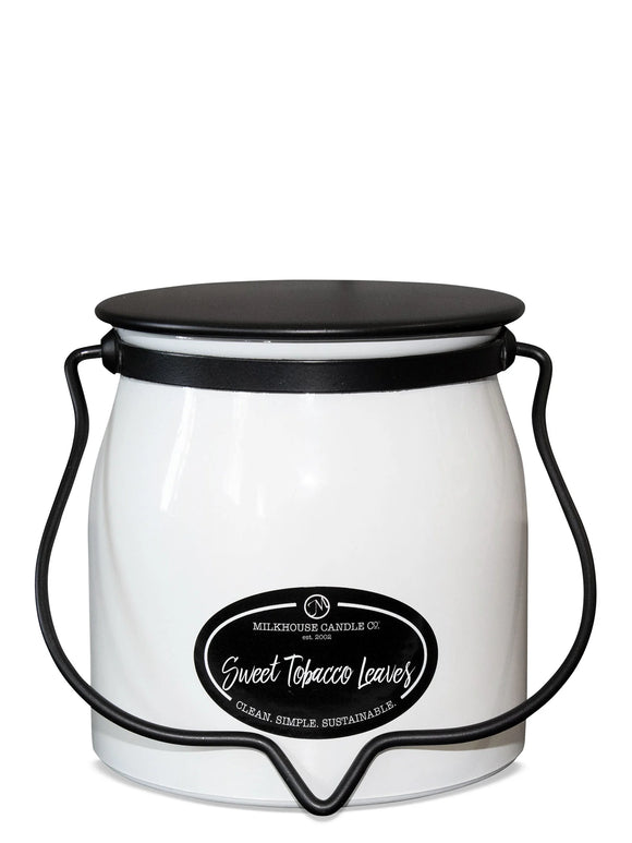 Sweet Tobacco Leaves 16 oz Milkhouse Soy Candle