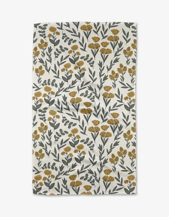 Charlotte Yellow | Geometry Kitchen Dish Tea Towel