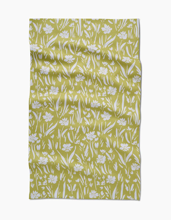 Field of Wildflowers | Geometry Kitchen Dish Tea Towel