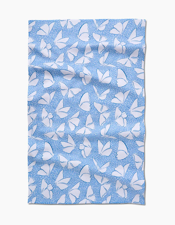 Fly Away Butterfly | Geometry Kitchen Dish Tea Towel