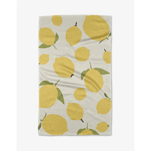 Sunny Lemons | Geometry Kitchen Dish Tea Towel