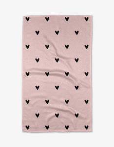 Sweet Hearts | Geometry Kitchen Dish Tea Towel