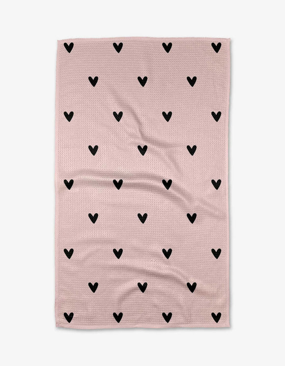 Sweet Hearts | Geometry Kitchen Dish Tea Towel