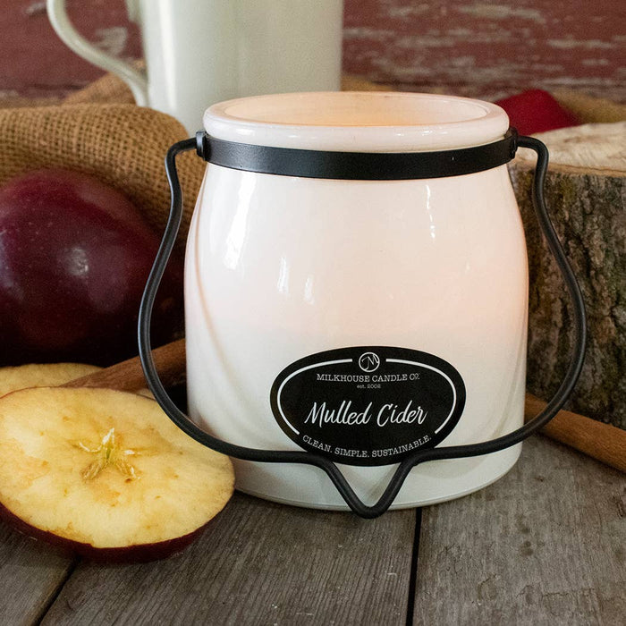 Mulled Cider 16 oz Butter Jar Candle