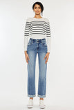 High Rise Slim Straight Jeans Kan Can