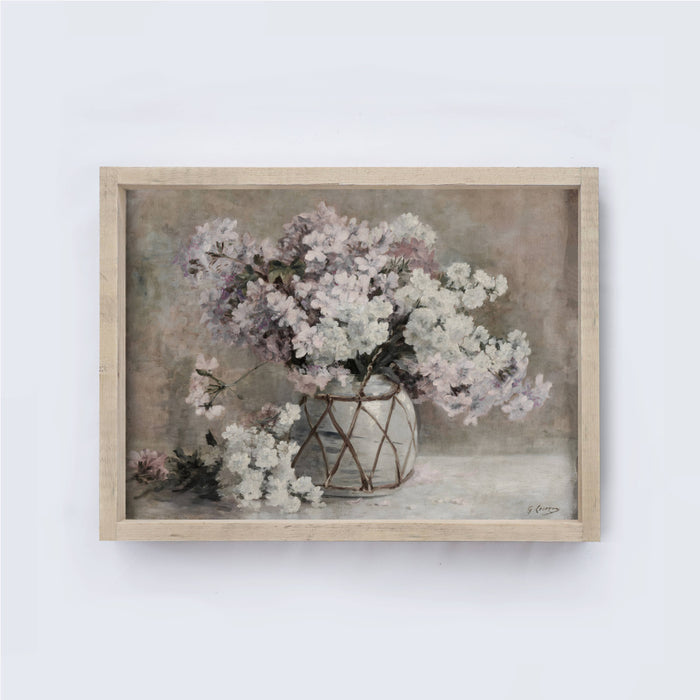 Flower Art Framed | Vintage Flower Print