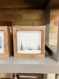 Winter Tree Landscape | Framed Wall Art