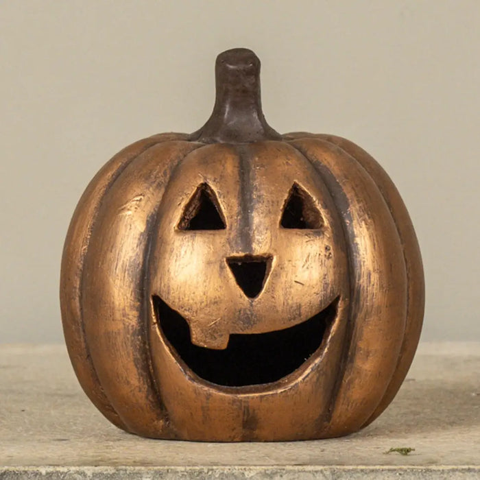 5.5" Gold Big Mouth Pumpkin