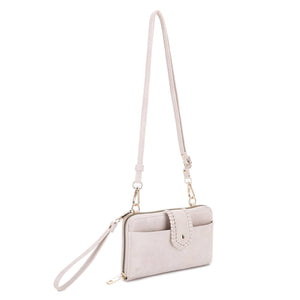 Abby Smartphone Wallet Crossbody - Bone