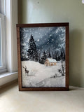 Winter Night | Framed Wall Decor