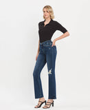 High Rise Distressed Bootcut Jeans LV1473