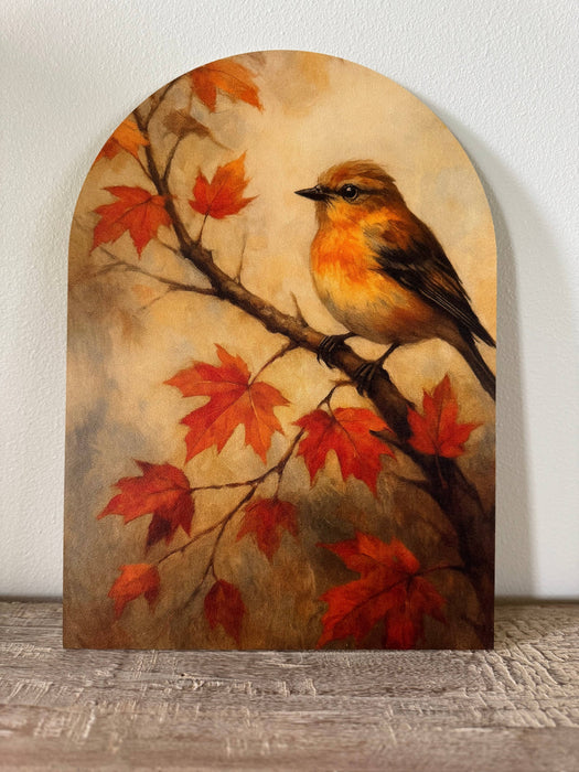 Fall Bird Arch w/ Stand