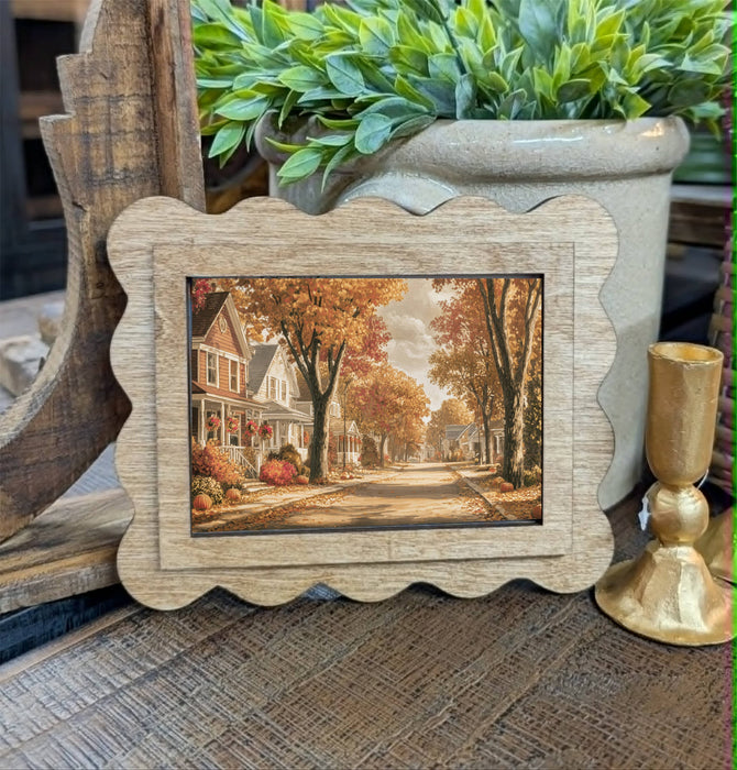 Autumn Street Framed Art