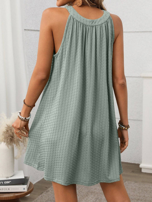 Green Sleeveless Dress | S-2XL Plus
