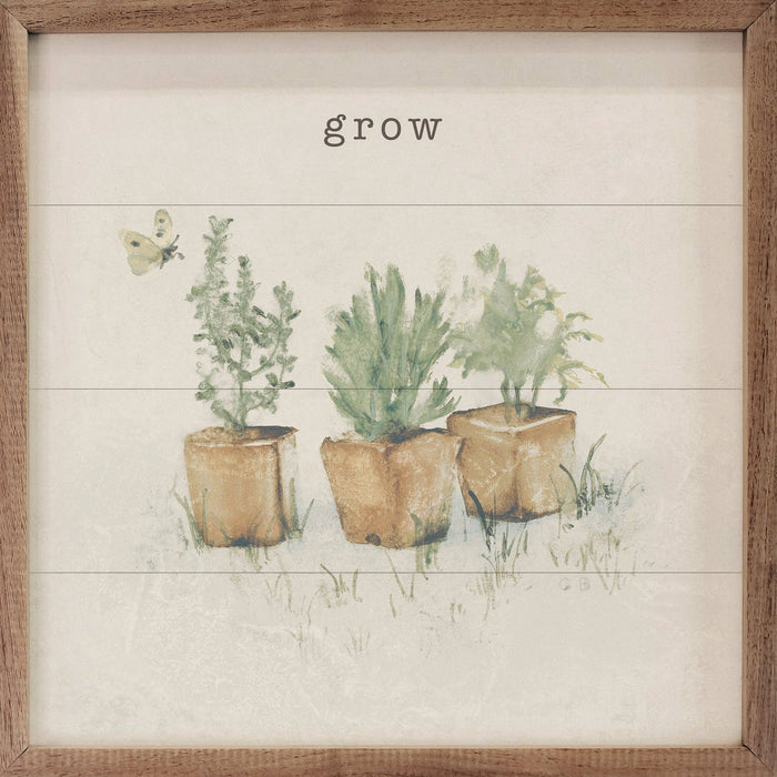Garden Plants Framed Wall Art