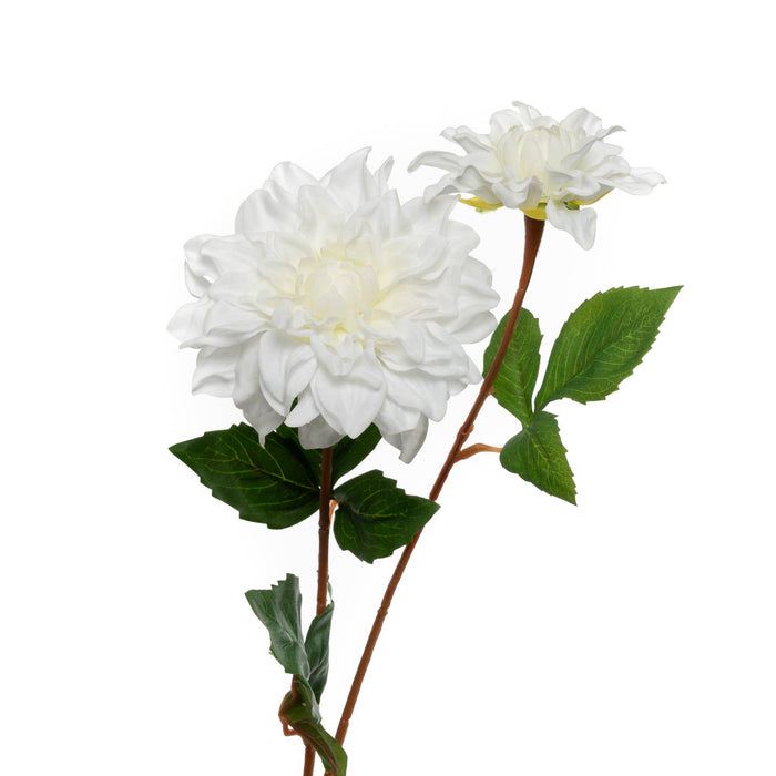 Real Touch Dahlia - 24 Inch - White