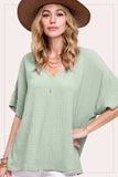 Sage Loose Fit Top