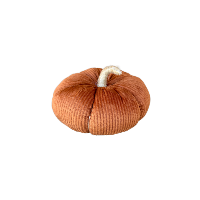 Lrg. Rust Corduroy Pumpkin