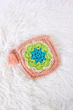 Rochelle Crochet Flower Coin Pouch